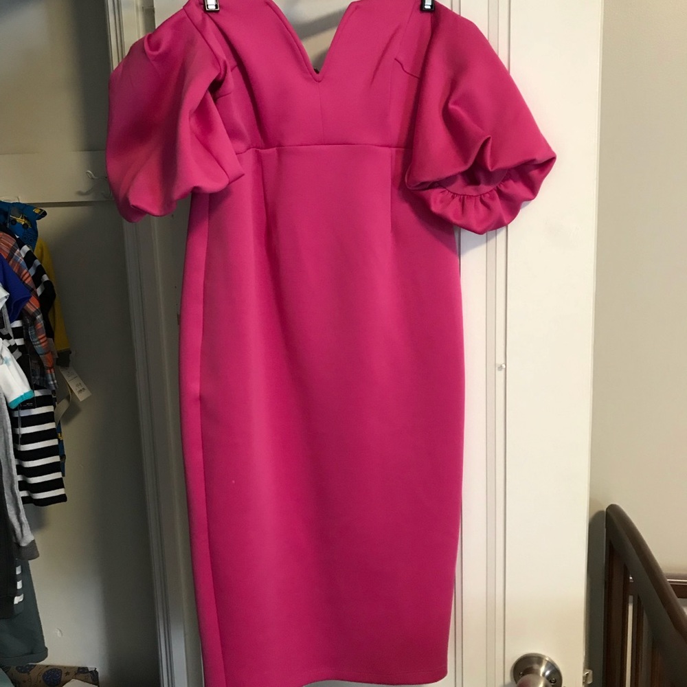 ASOS Maternity Balloon Sleeve Midi Dress